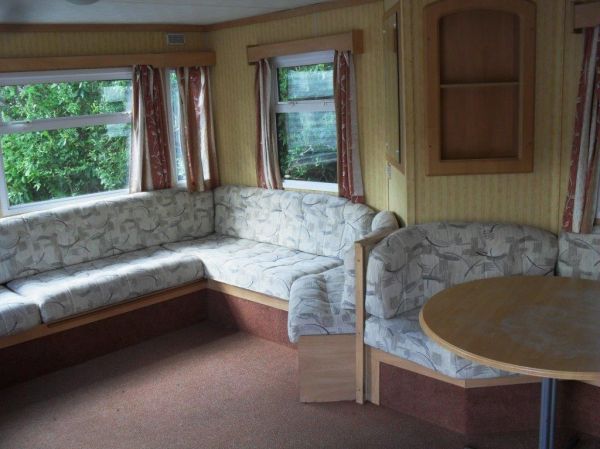 caravan interior lounge