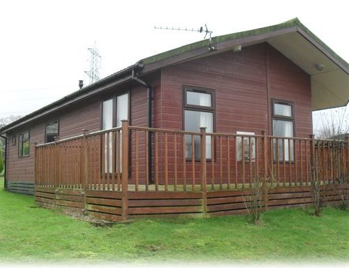 modern brown lodge